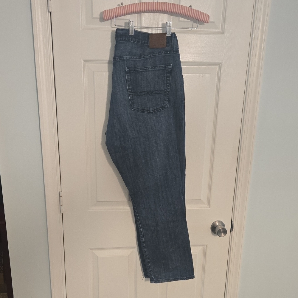 Lucky Brand Men's Slim Straight Dark Blue Jeans
